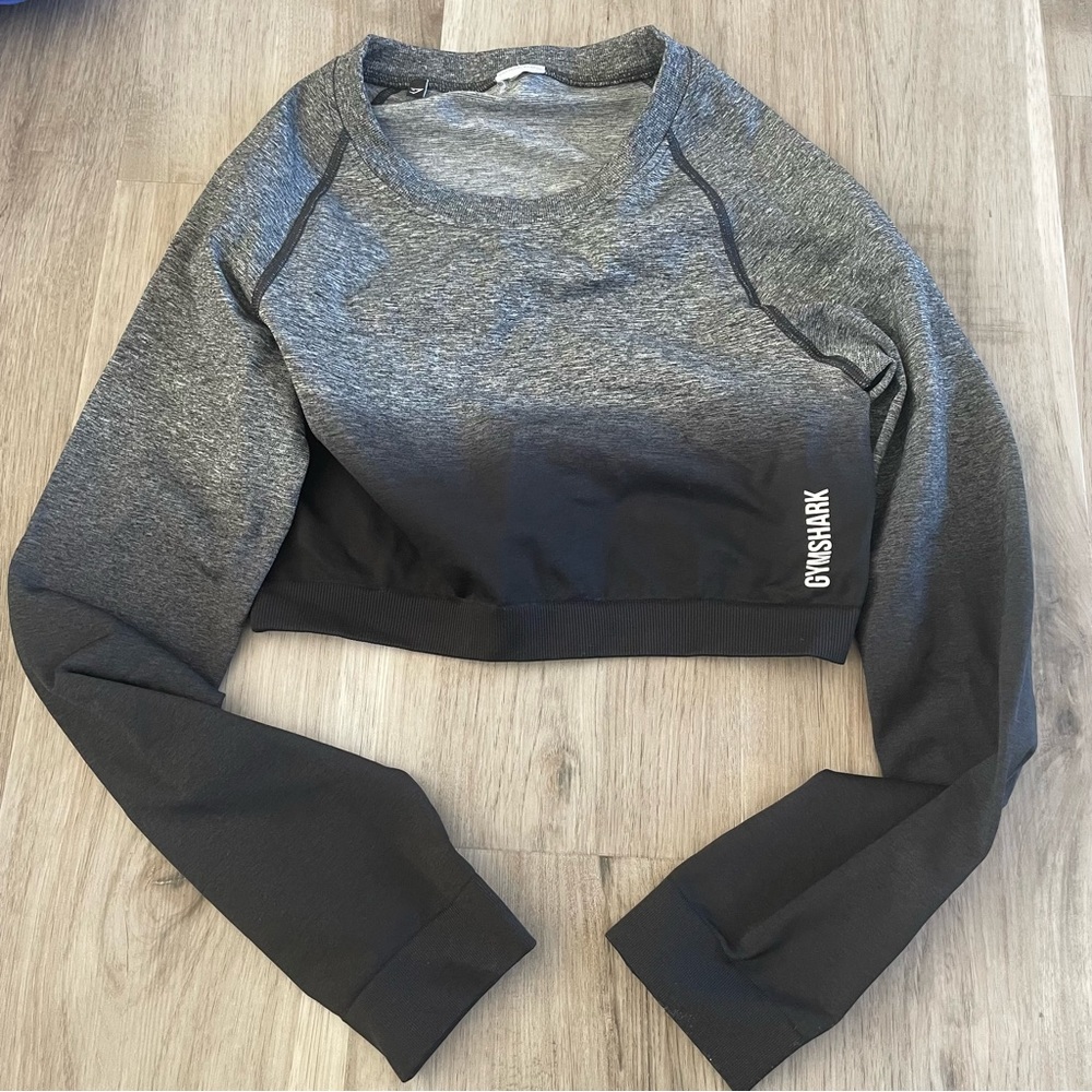 Gymshark Ombré Long Sleeve Crop Large + Leggings